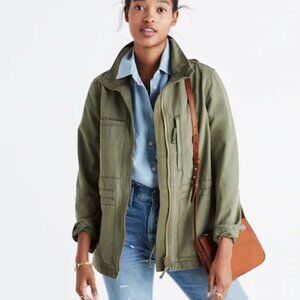 Madewell Women's Size XXS Green Fleet Jacket